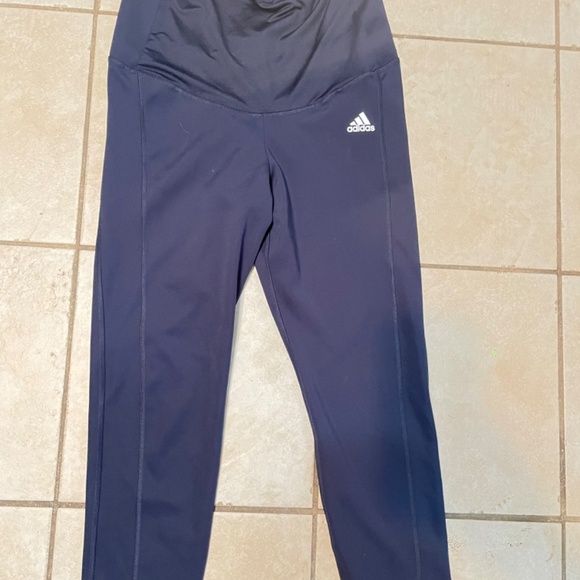 Adidas Maternity Designed to Move Aeroready 7/8 Leggings HD6844 womens medium - Picture 1 of 5